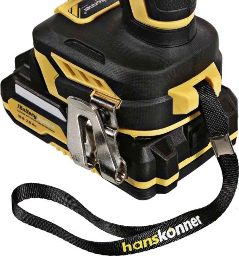 Дрель-шуруповерт аккумуляторная HANSKONNER HCD2065C