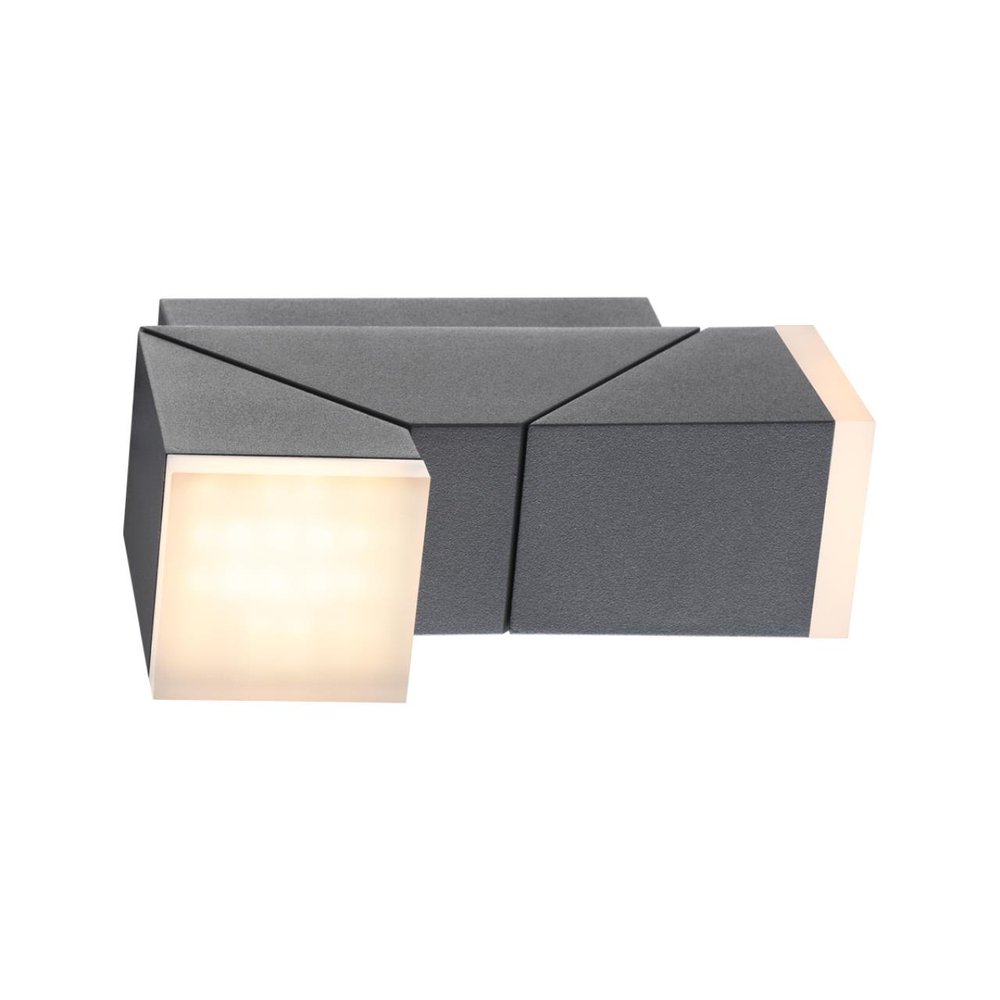 357829 STREET NT18 387 темно-серый Ландшафтный настенный светильник LED 3000К 12W 220-240V KAIMAS