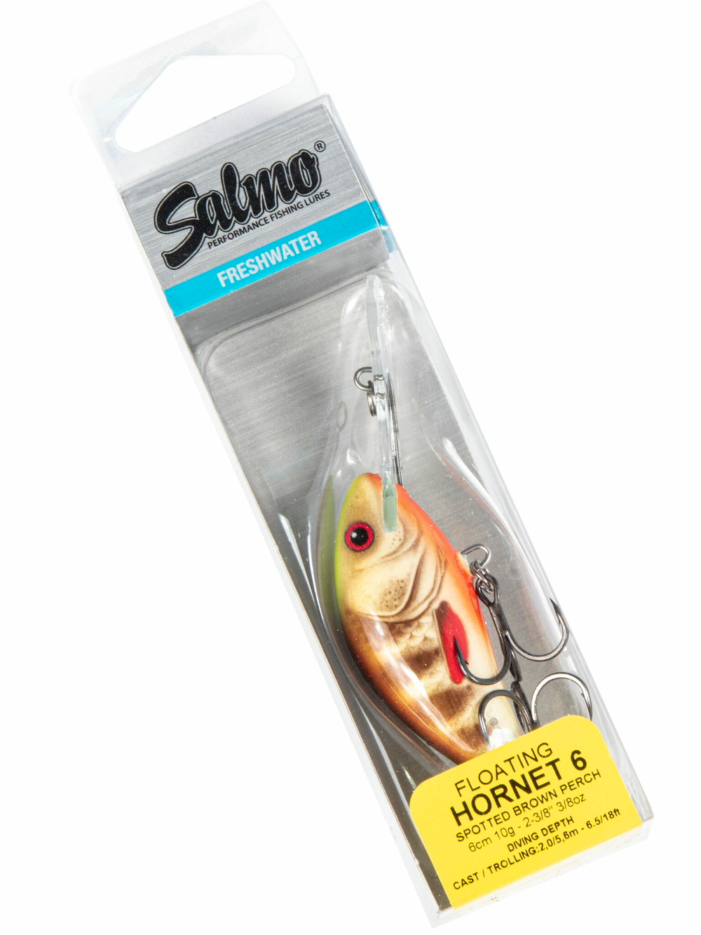 Воблер плавающий Salmo HORHET F / 6 см, цвет Spotted Brown Perch