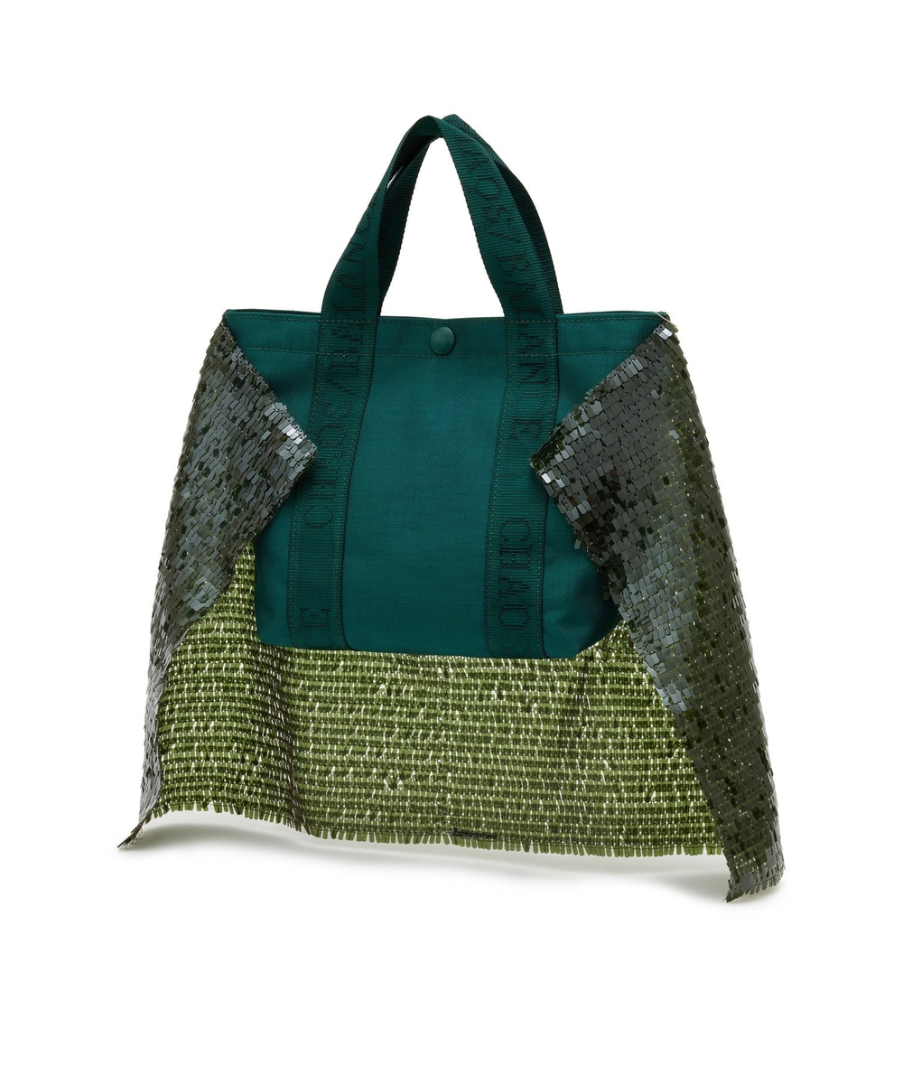 UNDERCOVER СУМКА КОМБИНИРОВАННАЯ ЗЕЛЕНАЯ