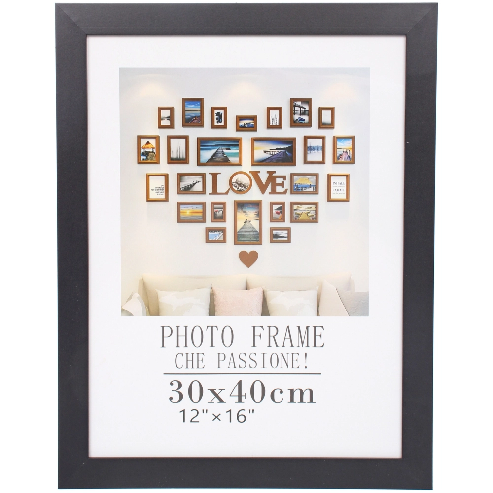 Фоторамка 40*30см «Классика» черная, пластик