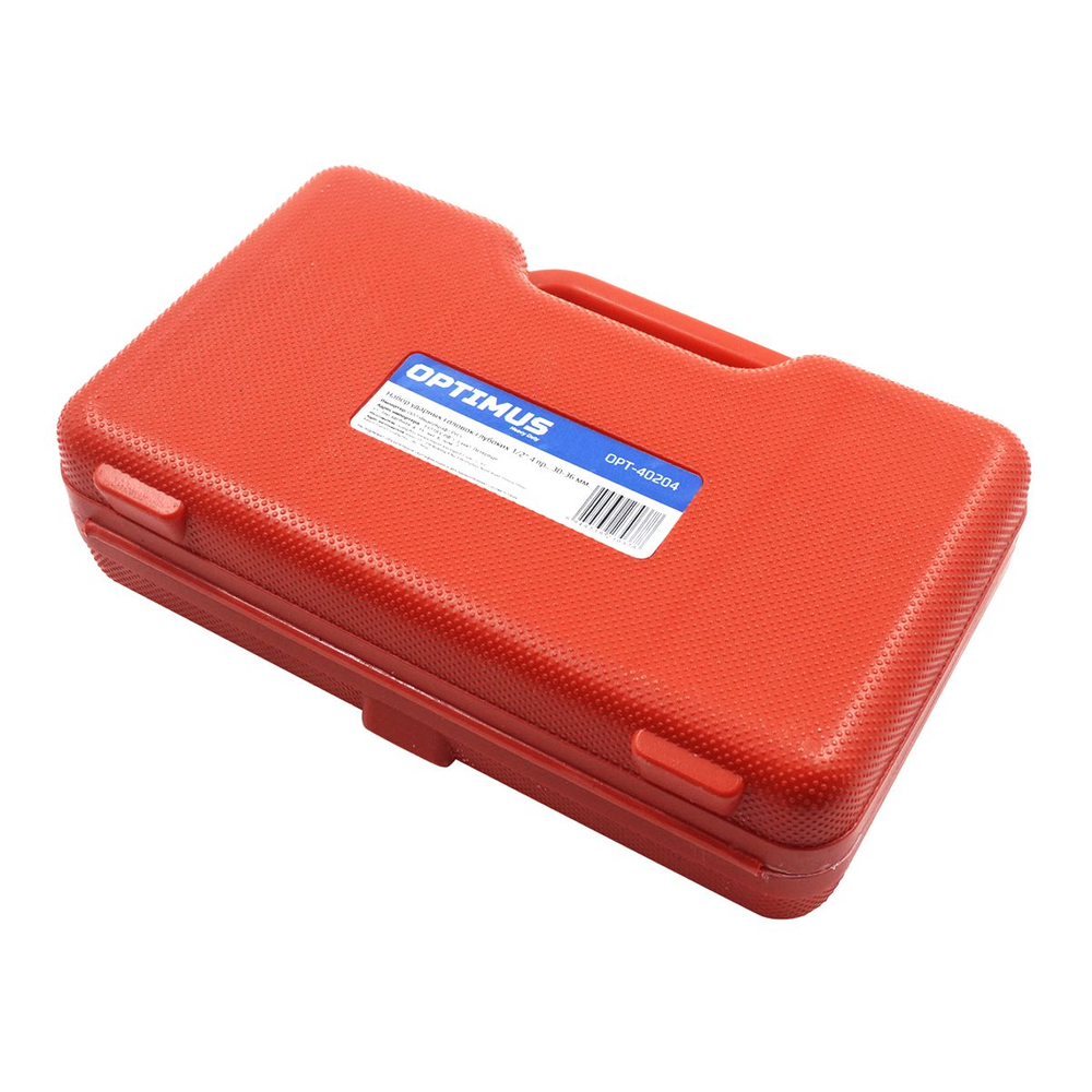 OPT-40204 Набор ударных головок глубоких 1/2", 4 предмета, 30-36 мм