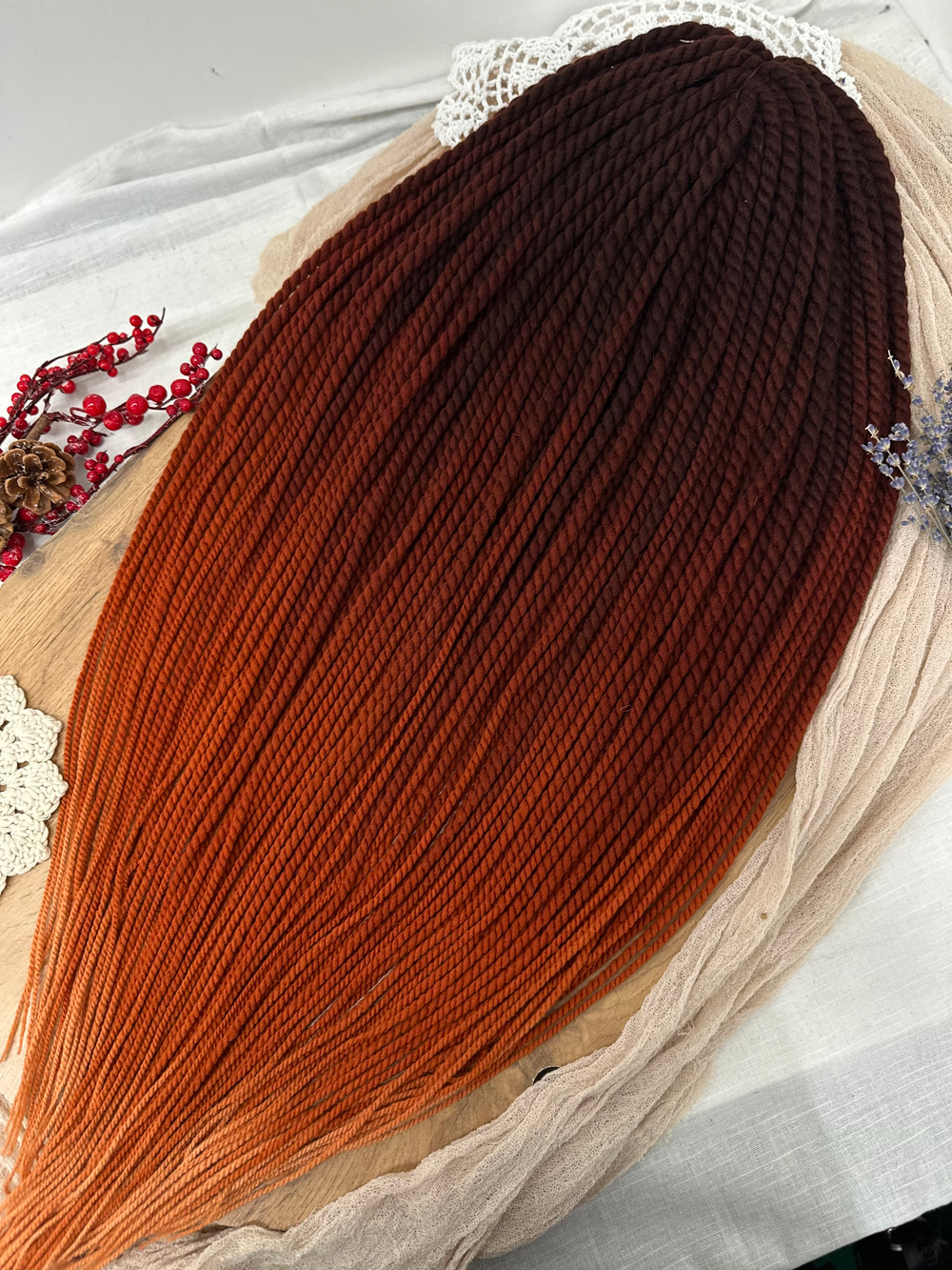 Сенегальские косы из войлока