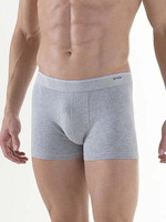 Трусы мужские боксеры Tender Cotton. Набор из 3-х штук серый мел.- темно-синий-красный