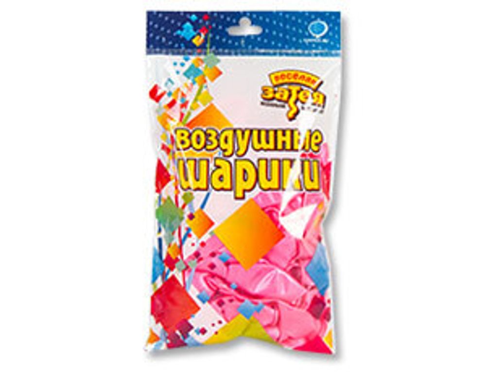Шар (12"/30 см) Металлик Pink 25 шт.