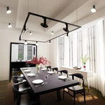 Трековый светодиодный светильник Brain Черный 12W 4200K LTB50