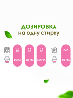 Гель для стирки GraSS Розовый пион 5л