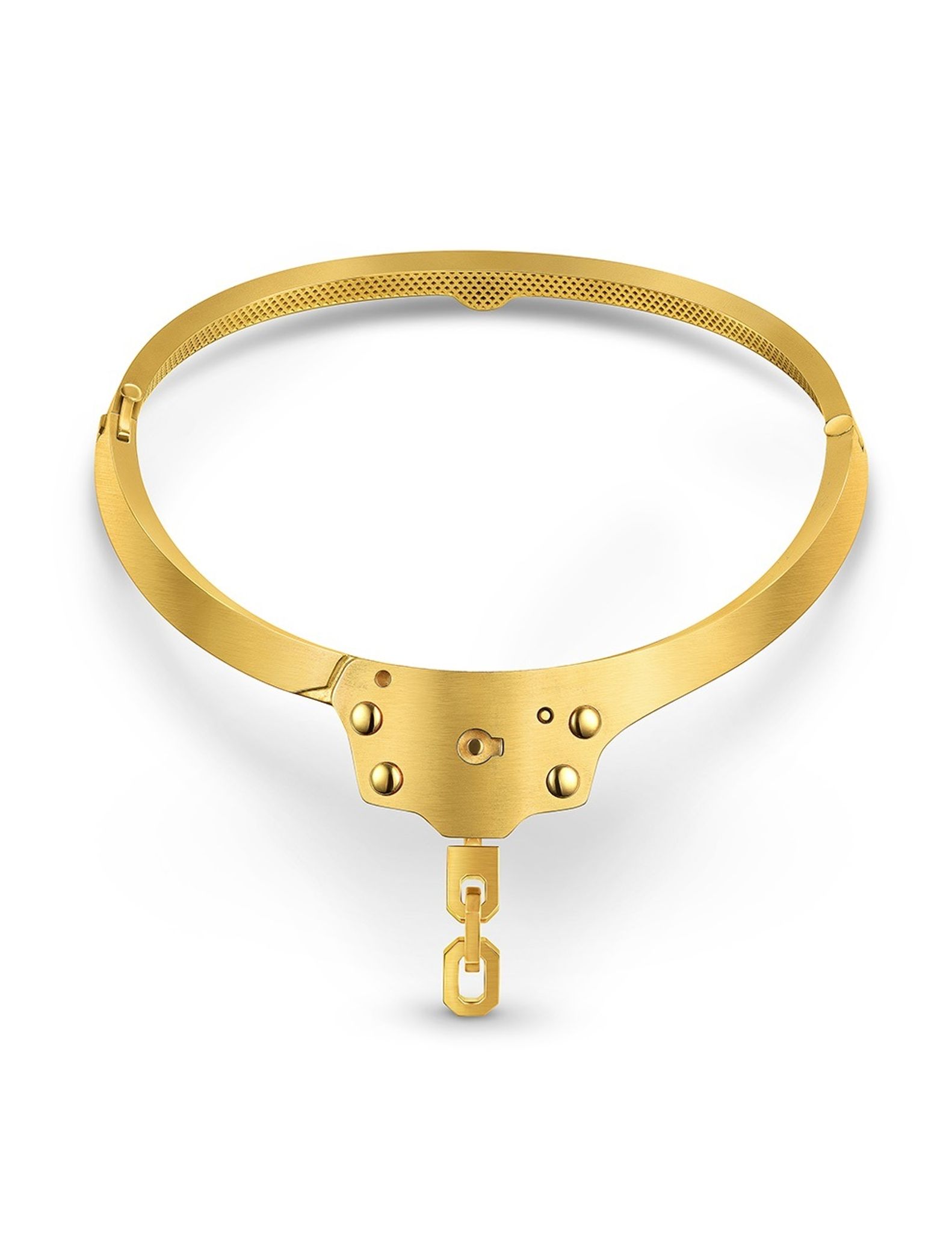 Golden Handcuffed Choker Necklace 2.0 | Outlaw Moscow