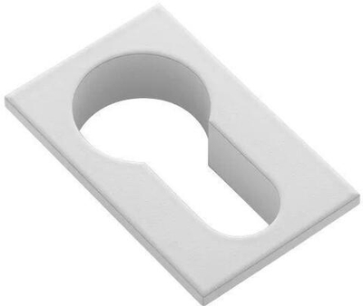 Накладка на евроцилиндр LUX-KH-SM белый