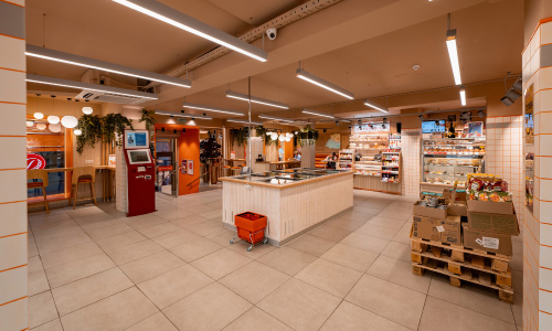 Освещение для супермаркетов и гипермаркетов