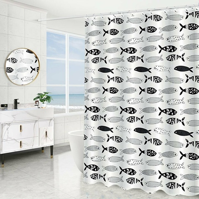 Штора для ванной 180*180см 12 колец RPE-730018