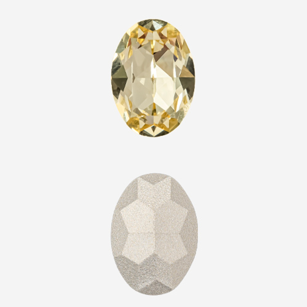 ко18-l Кристалл овал 18*13мм, lemonade