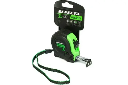 Рулетка 3 стопа с магнитом  3мх16мм EFFECTA Basic 3S   570316S