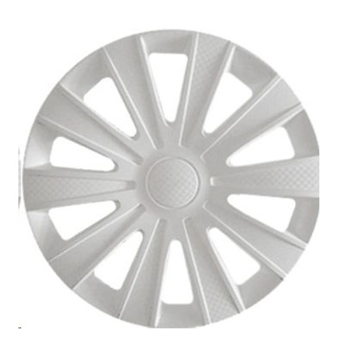 Колпак колеса R14 Карат белый (в мешке 5 упак) (STAR)