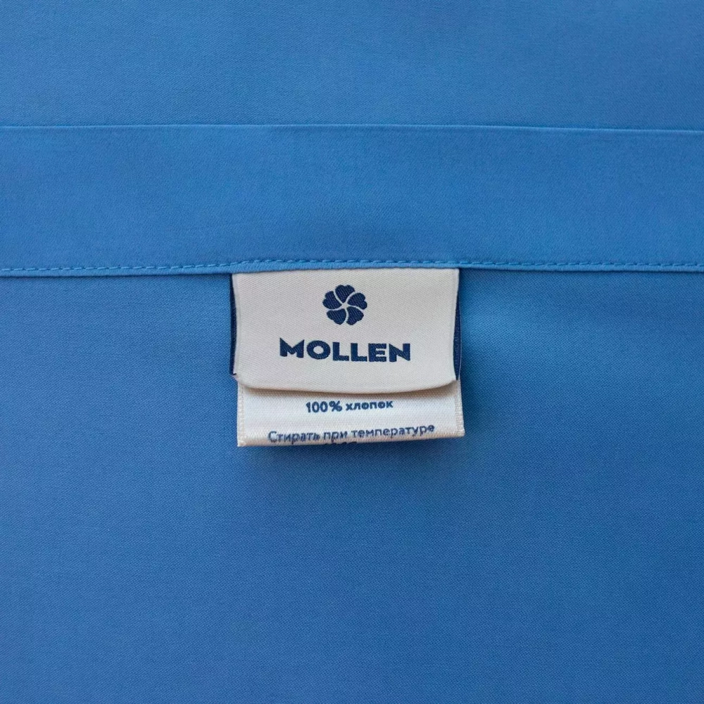 Пододеяльник 200x200 Mollen васильково-синий
