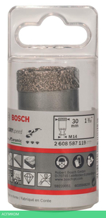 Алмазная коронка Bosch М 30мм Dry Speed 2.608.587.119