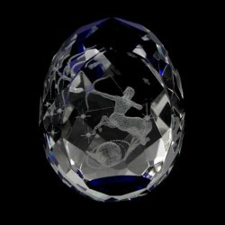 Яйцо малое "Знак зодиака" хрусталь