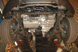Защита картера двигателя, КПП (2,5 мм, сталь) для SsangYong Actyon New (Korando) 2011-2019 (V = 2.0d AT/MT) Sheriff.29.2042