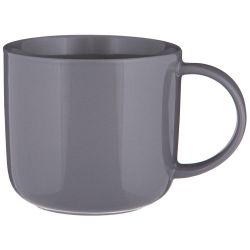 КРУЖКА BRONCO "LUSTER" 440 МЛ СЕРАЯ (МАЛ=4ШТ/КОР=24ШТ.)