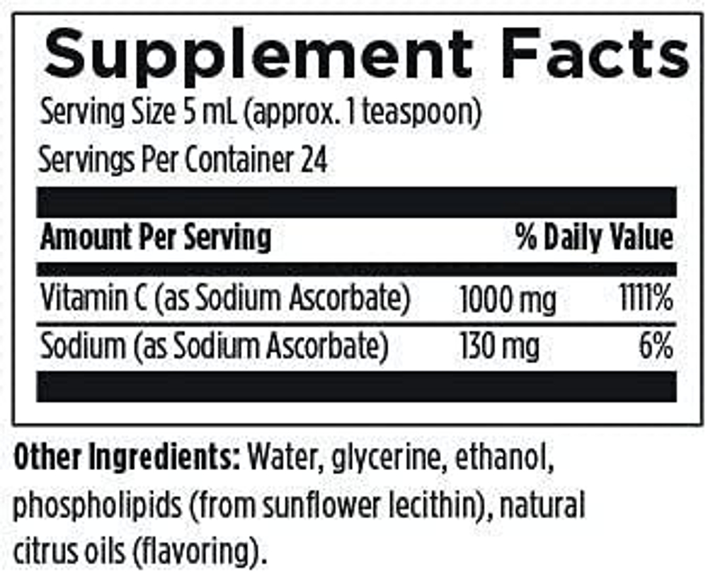 Designs for health Liposomal Vitamin C 1000mg 120ml (липосомальный витамин C).