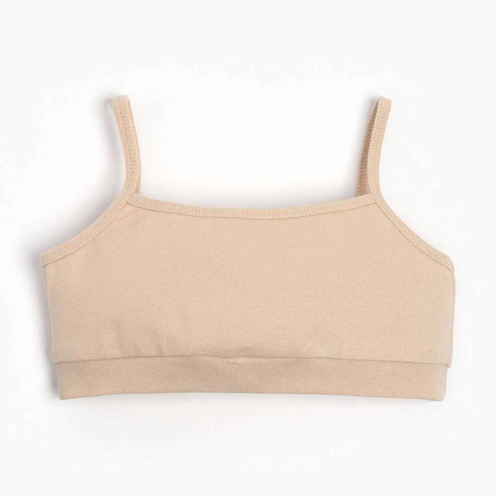 Топ для девочек р.134см. бежевый 9429109 (MINAKU)