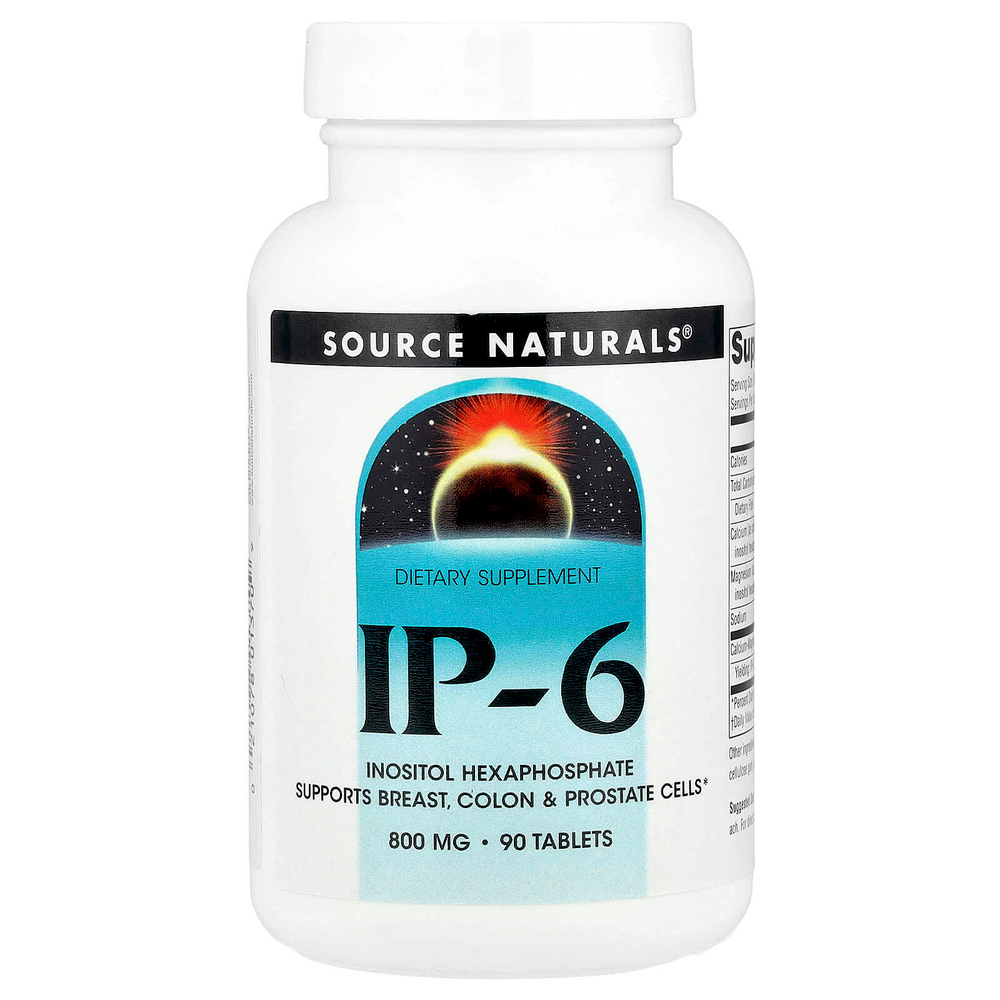 Source Naturals, IP-6, 800 мг, 90 таблеток
