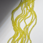 Хрустальные бусины "Марказит", оттенок "Желтый", 4,3*3,5мм, рондель