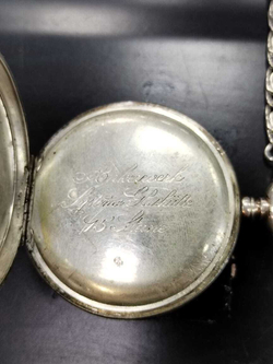 Часы карманные.Beamtenfreund System Glashutte" сер