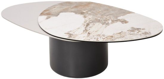 Столик кофейный Nikolas, керамика светлая