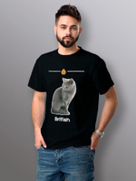 Футболка британская кошка