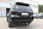 Фаркоп Toyota Land Cruiser Prado 2010-, Toyota Land Cruiser Prado 120 2002-2010 (3 точки крепления) съемное крепление шара под американский квадрат