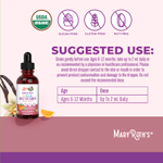 MaryRuth's, органические мультивитамины в жидкой форме для младенцев, для детей 6–12 месяцев, со вкусом апельсина и ванили, 60 мл (2 жидк. унции)