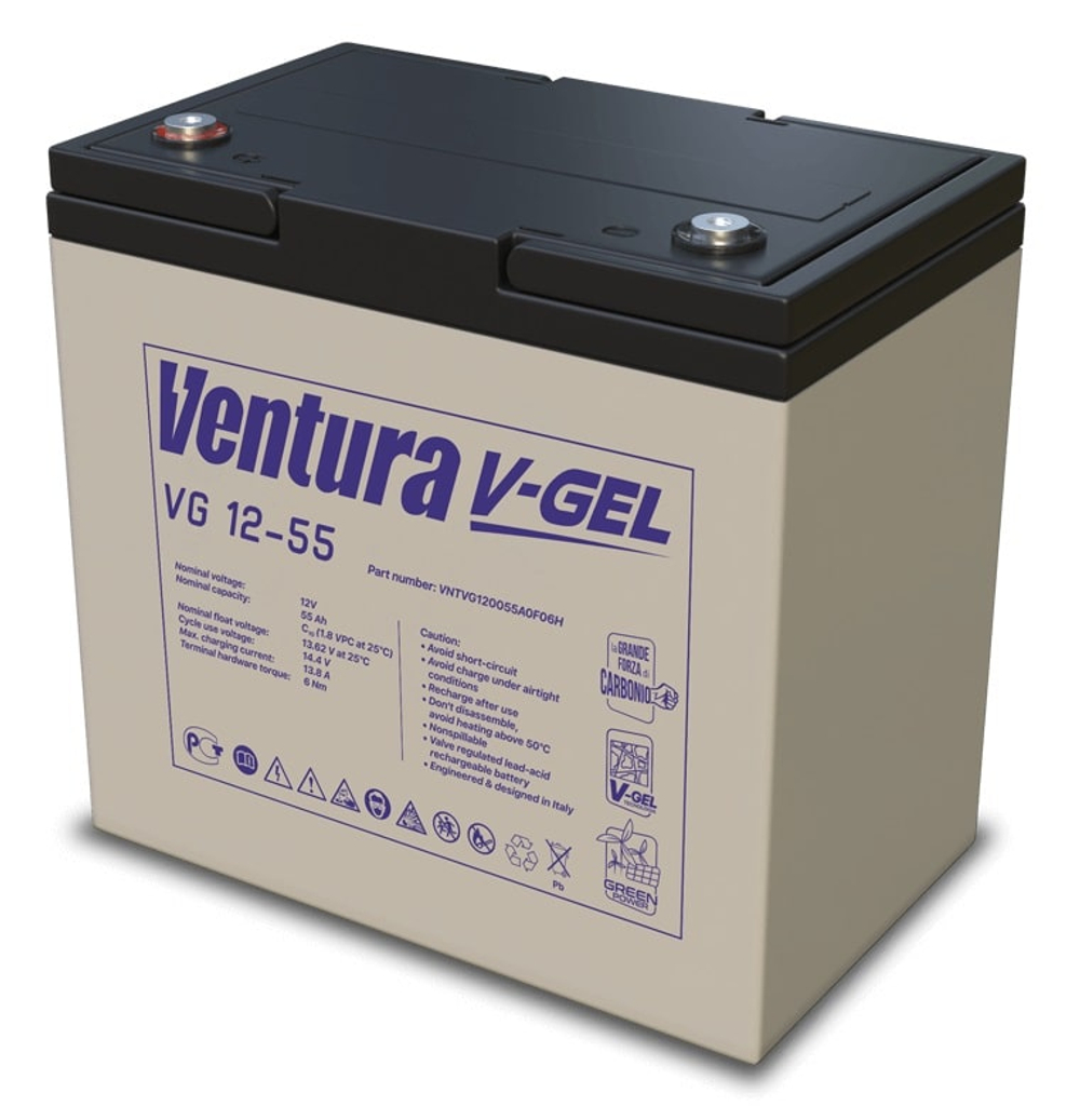 Тяговая аккумуляторная батарея VENTURA VG 12-55