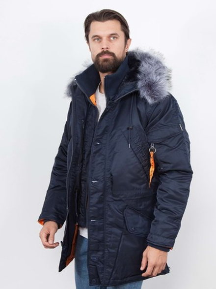 Куртка мужская зимняя Apolloget Everrest (т.синий/оранжевый - r.blue/orange)