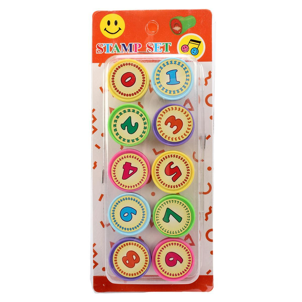 Набор штампов "Цифры" 10 штук, на блистере , С-30719