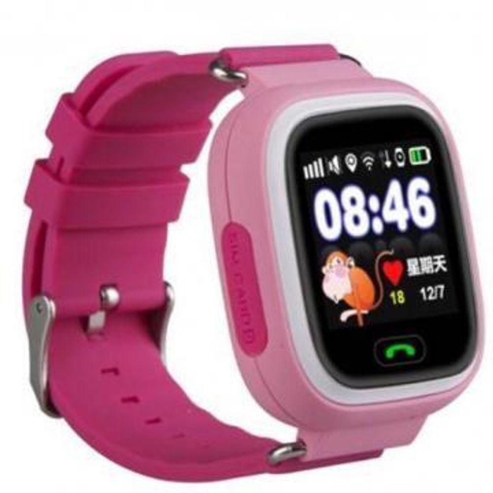 Часы Q90 РозовыйЧасы Smart Baby Watch Q90 Розовый