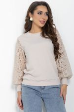 Джемпер трикотажный Арабелла (бежевый) Б14425-5М LT Collection