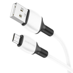 Кабель USB - Micro BOROFONE BX84 (белый) 1м