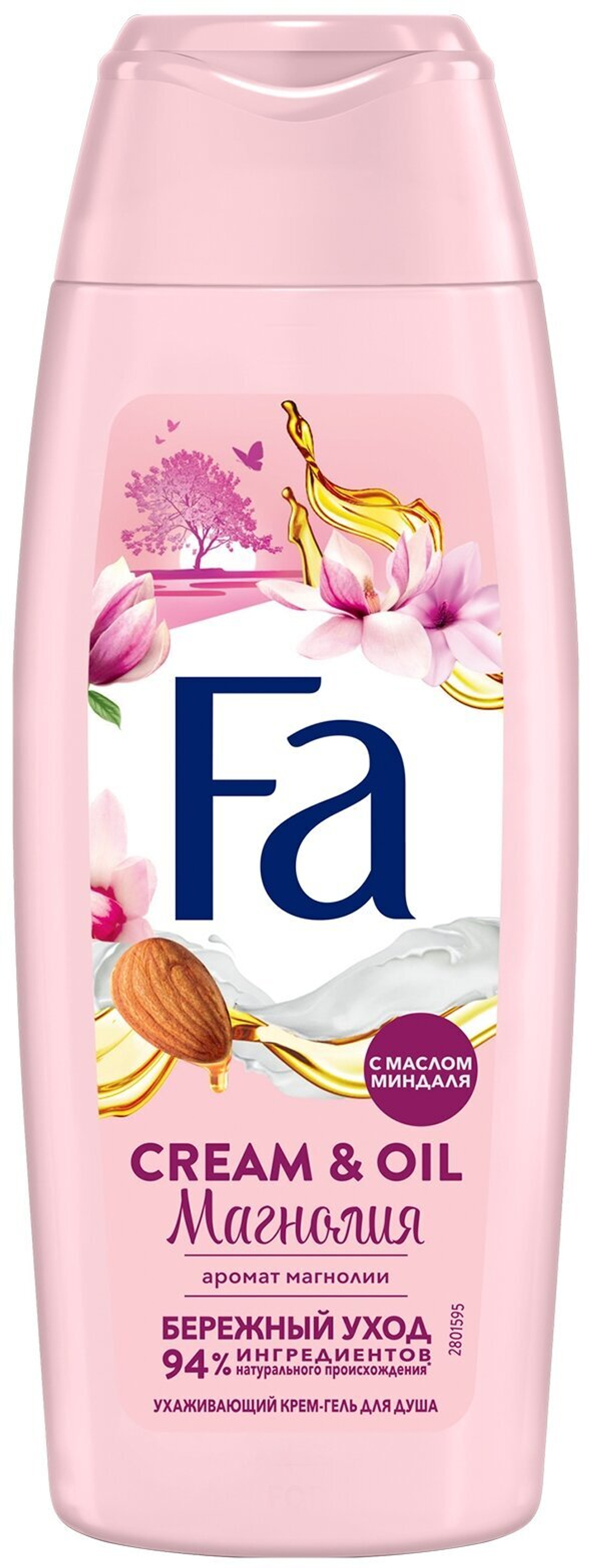 Fa Крем-гель для душа Cream & Oil Магнолия, 250 мл