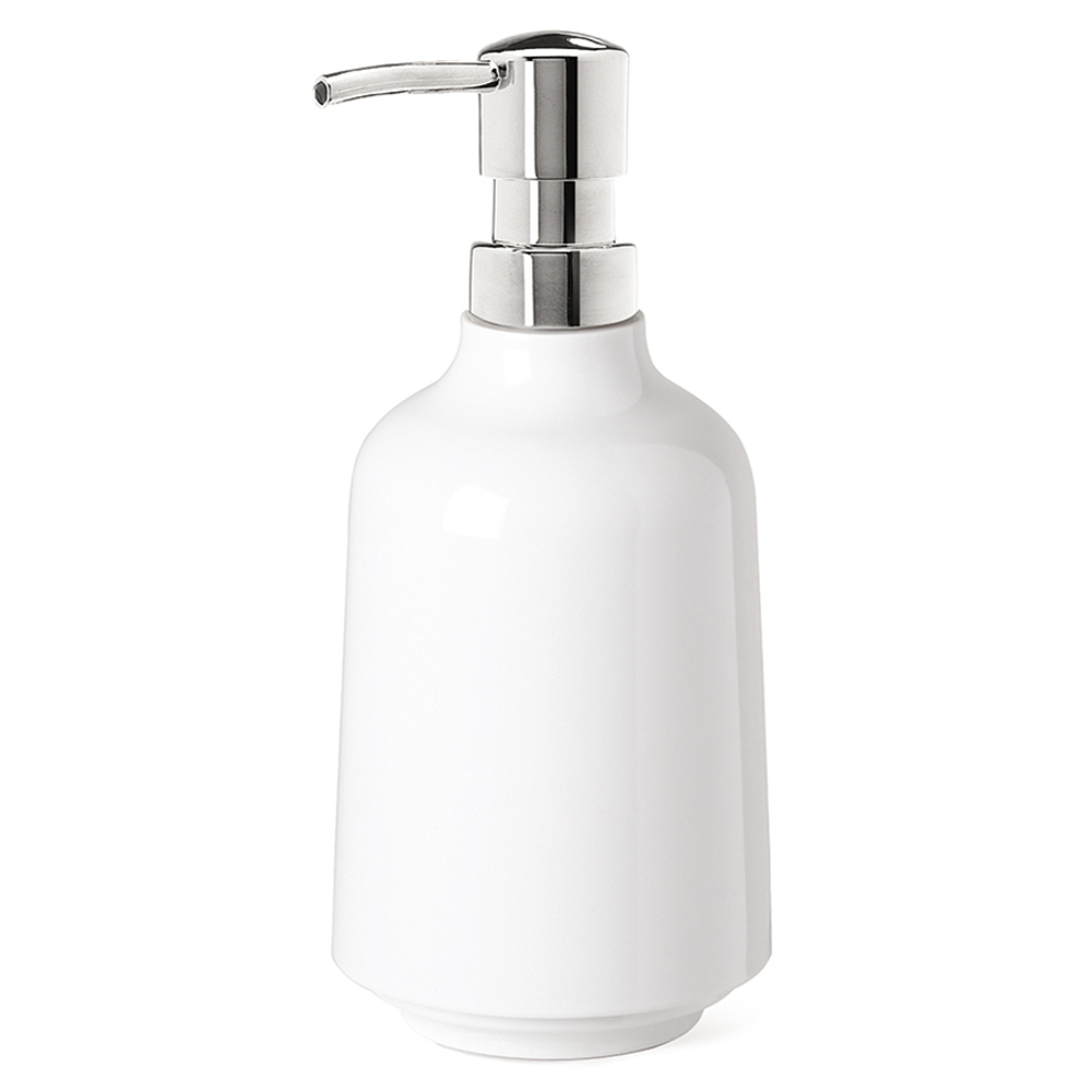Диспенсер для жидкого мыла step, 385 мл, белый