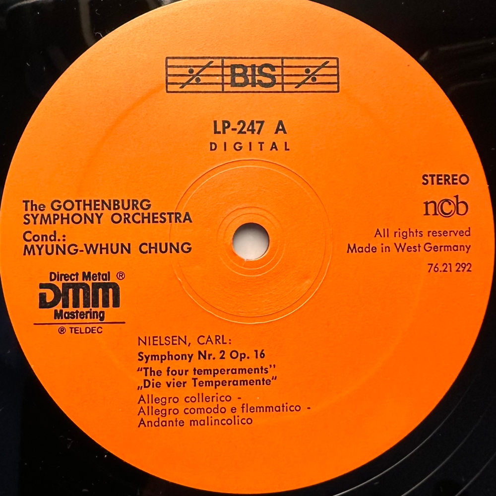 Нильсен - Симфония № 2, Аладдин-сюита (Германия 1983г.)