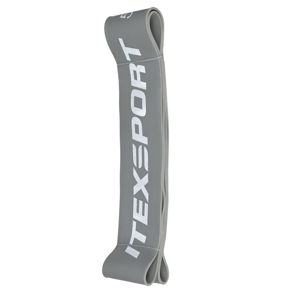 ITEX SPORT силовая лента, эспандер ленточный серый (сопротивление 50-130 кг), оптом
