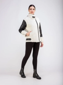 Дубленка натуральная короткая зимняя Турция