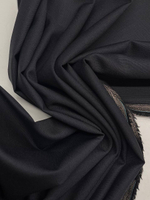 Шерсть костюмно-плательная черно-синяя