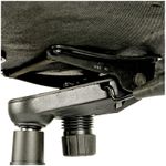 Кресло руководителя Helmi HL-E12 "Congress", кожа черная, мультиблок, хром