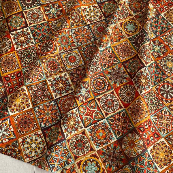 МАРРАКЕШ # 10, отрез 30 см  100% хлопок Handmade Fabrics 2