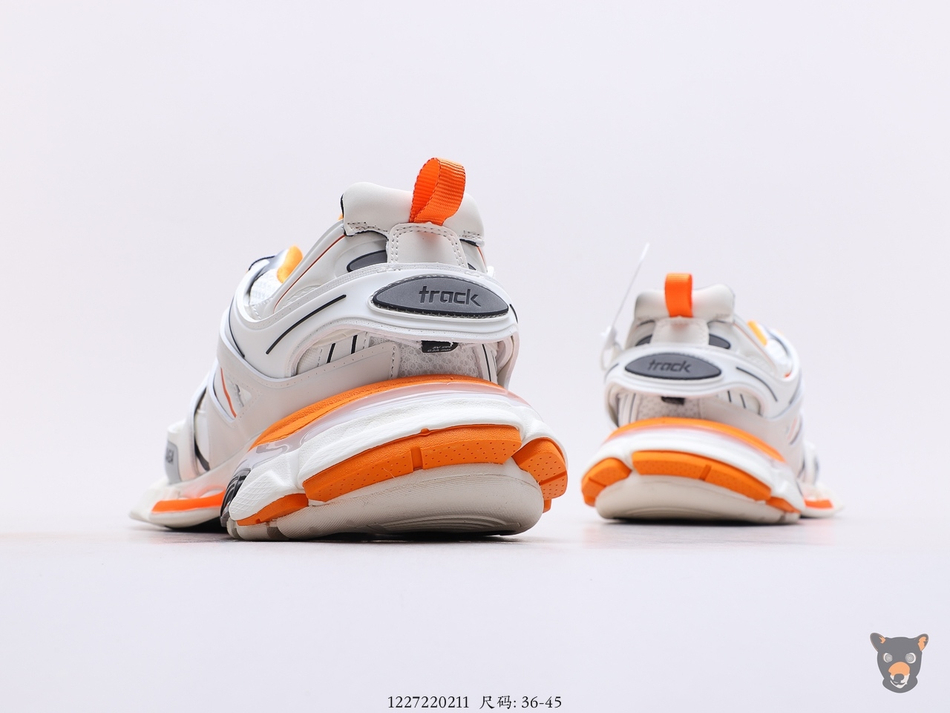 Кроссовки Track LED Trainers White/Orange