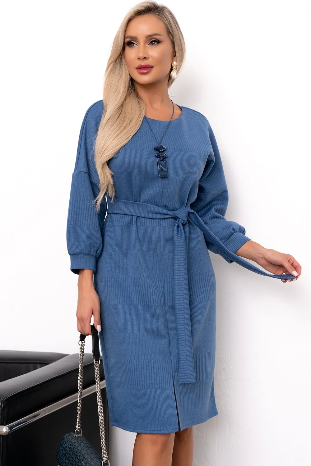 Платье Сара (голубой) Р11-989/2 Nikol (Акция)