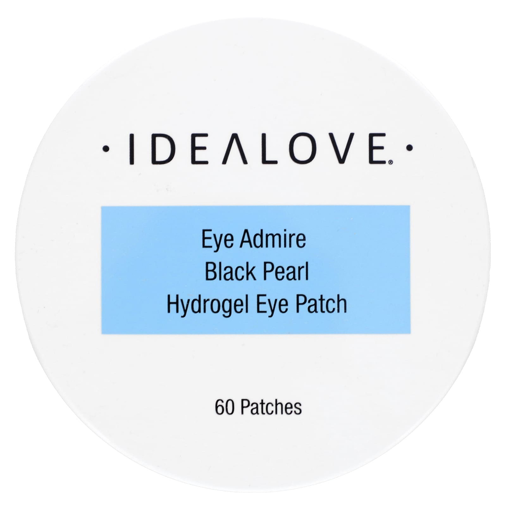 Idealove, Eye Admire, гидрогелевые патчи для глаз с черным жемчугом, 60 шт.