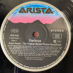 Винтажная виниловая пластинка LP Patrick Swayze Road House Дом У Дороги Motion Picture Soundtrack (Germany 1989)